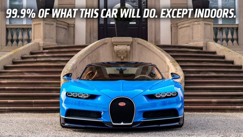 Illustration for article titled The Bugatti Chiron Looks Much Better Than The Veyron, Is Just As Stupid